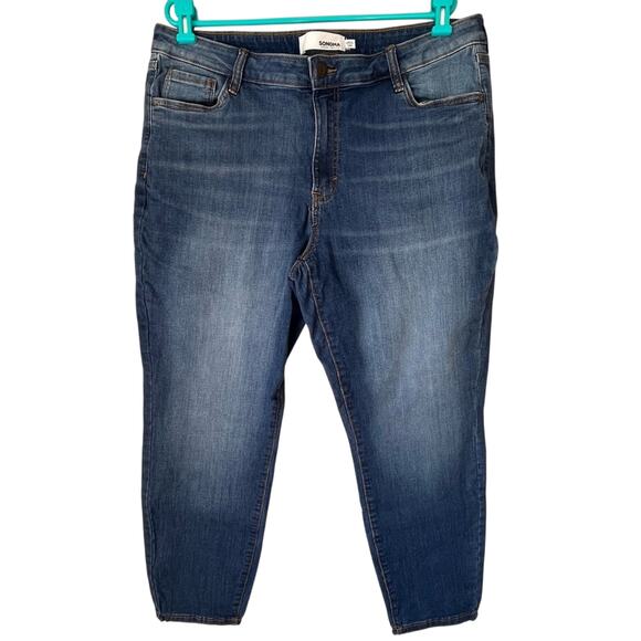 Somona Medium Wash Skinny Jeans Size 18W - Picture 1 of 10